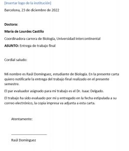 Modelo de carta de entrega de documentos ¿Cómo hacerla?