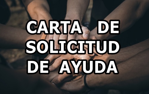 carta de solicitud de ayuda